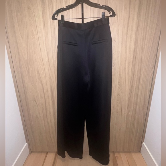 MaxMara Zinnia Pleated Jersey Wide Leg Pants - Picture 8 of 10
